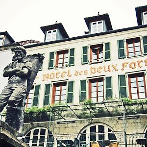 Logis Hotel Des Deux Forts Salins-les-Bains Exterior photo