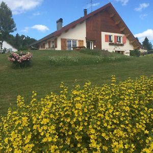 Au Charnet Bed & Breakfast Les Fourgs Exterior photo