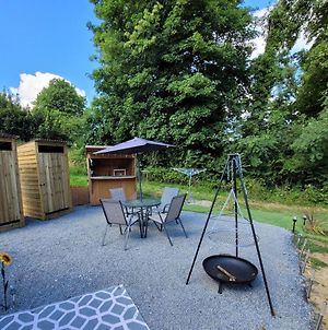 Cosy Glamping Yurt With Log Burner & Private Facilities On Our Smallholding, Friendly Animals To Meet, Perfect Tranquil Getaway Narberth Exterior photo