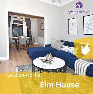 Elm House By Yourstays, Stunning 3 Bed, Ultra Modern Kitchen With Utility Room, Superb Value For Long-Stays, Book Now! Crewe Exterior photo