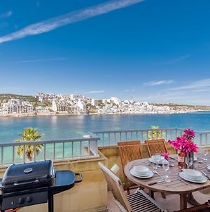Blue Harbour Seafront 3 Bedroom Apartment, With Spectacular Sea Views From Terrace - By Getawaysmalta St. Paul's Bay Exterior photo
