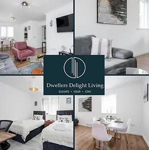 Dwellers Delight Living Ltd Serviced Accommodation Charming 3 Bedroom Flat, Chafford Hundred, Grays With Free Parking & Wifi West Thurrock Exterior photo