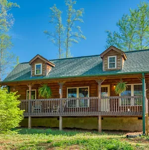 Cozy, Wood Cabin, Private And With Firepit Villa Rutherfordton Exterior photo