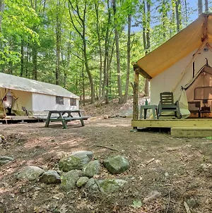 Glamping Tent Electricity On Stream Middle Grove Exterior photo